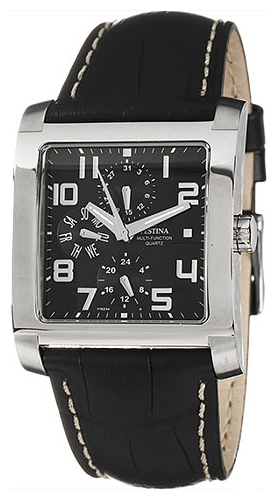 Festina F16235.F - мужские наручные часы из коллекции Multifunction Festina F16235.F - мужские наручные часы из коллекции MultifunctionFestina<br><br><br>Бренд: Festina<br>Модель: Festina F16235/F<br>Артикул: F16235.F<br>Вариант артикула: None<br>Коллекция: Multifunction<br>Подколлекция: None<br>Страна: Испания<br>Пол: мужские<br>Тип механизма: кварцевые<br>Механизм: Miyota 6P27<br>Количество камней: None<br>Автоподзавод: None<br>Источник энергии: от батарейки<br>Срок службы элемента питания: None<br>Дисплей: стрелки<br>Цифры: арабские<br>Водозащита: WR 50<br>Противоударные: None<br>Материал корпуса: нерж. сталь<br>Материал браслета: кожа<br>Материал безеля: None<br>Стекло: минеральное<br>Антибликовое покрытие: None<br>Цвет корпуса: None<br>Цвет браслета: None<br>Цвет циферблата: None<br>Цвет безеля: None<br>Размеры: 37x9.5 мм<br>Диаметр: None<br>Диаметр корпуса: None<br>Толщина: None<br>Ширина ремешка: None<br>Вес: None<br>Спорт-функции: None<br>Подсветка: стрелок<br>Вставка: None<br>Отображение даты: число, день недели<br>Хронограф: None<br>Таймер: None<br>Термометр: None<br>Хронометр: None<br>GPS: None<br>Радиосинхронизация: None<br>Барометр: None<br>Скелетон: None<br>Дополнительная информация: None<br>Дополнительные функции: второй часовой пояс