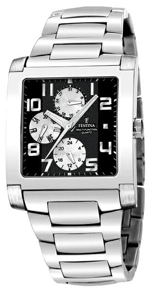 Festina F16234.6 - мужские наручные часы из коллекции Multifunction Festina F16234.6 - мужские наручные часы из коллекции MultifunctionFestina<br><br><br>Бренд: Festina<br>Модель: Festina F16234/6<br>Артикул: F16234.6<br>Вариант артикула: None<br>Коллекция: Multifunction<br>Подколлекция: None<br>Страна: Испания<br>Пол: мужские<br>Тип механизма: кварцевые<br>Механизм: None<br>Количество камней: None<br>Автоподзавод: None<br>Источник энергии: None<br>Срок службы элемента питания: None<br>Дисплей: стрелки<br>Цифры: арабские<br>Водозащита: WR 50<br>Противоударные: None<br>Материал корпуса: не указан<br>Материал браслета: не указан<br>Материал безеля: None<br>Стекло: минеральное<br>Антибликовое покрытие: None<br>Цвет корпуса: None<br>Цвет браслета: None<br>Цвет циферблата: None<br>Цвет безеля: None<br>Размеры: 36x46 мм<br>Диаметр: None<br>Диаметр корпуса: None<br>Толщина: None<br>Ширина ремешка: None<br>Вес: None<br>Спорт-функции: None<br>Подсветка: дисплея<br>Вставка: None<br>Отображение даты: день недели<br>Хронограф: None<br>Таймер: None<br>Термометр: None<br>Хронометр: None<br>GPS: None<br>Радиосинхронизация: None<br>Барометр: None<br>Скелетон: None<br>Дополнительная информация: None<br>Дополнительные функции: None