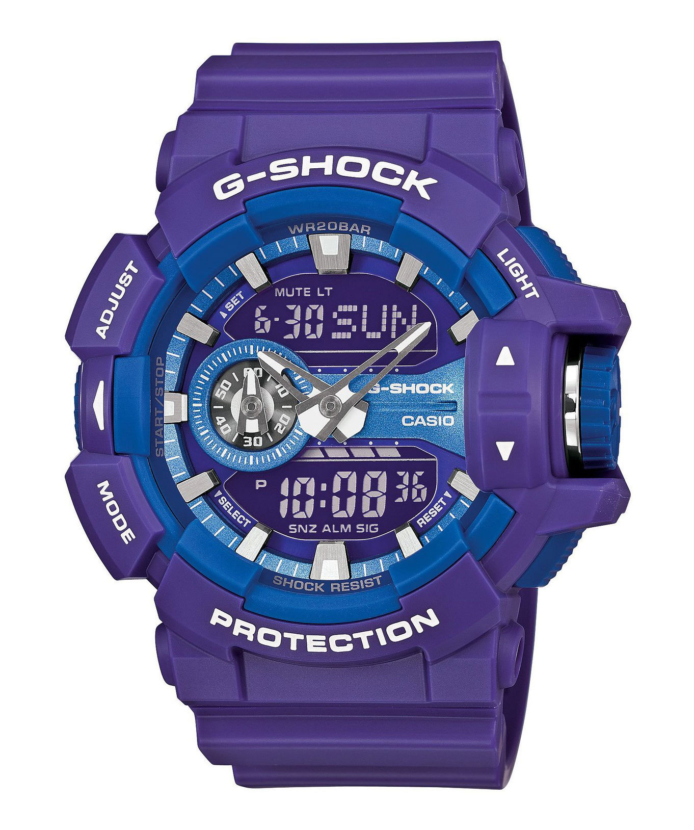 Casio G-SHOCK GA-400A-6A / GA-400A-6AER - мужские наручные часы Casio G-SHOCK GA-400A-6A / GA-400A-6AER - мужские наручные часыCasio<br><br><br>Бренд: Casio<br>Модель: Casio GA-400A-6A<br>Артикул: GA-400A-6A<br>Вариант артикула: GA-400A-6AER<br>Коллекция: G-SHOCK<br>Подколлекция: None<br>Страна: Япония<br>Пол: мужские<br>Тип механизма: кварцевые<br>Механизм: None<br>Количество камней: None<br>Автоподзавод: None<br>Источник энергии: от батарейки<br>Срок службы элемента питания: None<br>Дисплей: стрелки + цифры<br>Цифры: отсутствуют<br>Водозащита: WR 200<br>Противоударные: есть<br>Материал корпуса: пластик<br>Материал браслета: пластик<br>Материал безеля: None<br>Стекло: минеральное<br>Антибликовое покрытие: None<br>Цвет корпуса: None<br>Цвет браслета: None<br>Цвет циферблата: None<br>Цвет безеля: None<br>Размеры: None<br>Диаметр: None<br>Диаметр корпуса: None<br>Толщина: None<br>Ширина ремешка: None<br>Вес: 70 г<br>Спорт-функции: секундомер, таймер обратного отсчета<br>Подсветка: дисплея<br>Вставка: None<br>Отображение даты: вечный календарь, число, месяц, день недели<br>Хронограф: None<br>Таймер: None<br>Термометр: None<br>Хронометр: None<br>GPS: None<br>Радиосинхронизация: None<br>Барометр: None<br>Скелетон: None<br>Дополнительная информация: защита от магнитных полей, ежечасный сигнал, повтор сигнала будильника, автоподсветка, функция включения/отключения звука кнопок, элемент питания SR927W ? 2, срок службы батарейки 3 года<br>Дополнительные функции: второй часовой пояс, будильник (количество установок: 5)