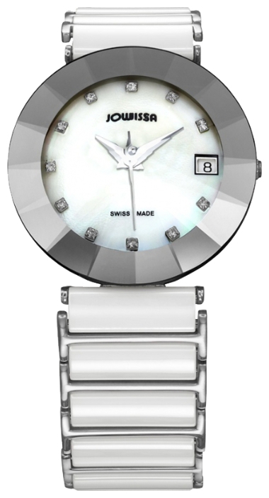 Jowissa J5.324.XL - женские наручные часы из коллекции Pyramid Jowissa J5.324.XL - женские наручные часы из коллекции PyramidJowissa<br><br><br>Бренд: Jowissa<br>Модель: Jowissa J5.324.XL<br>Артикул: J5.324.XL<br>Вариант артикула: None<br>Коллекция: Pyramid<br>Подколлекция: None<br>Страна: Швейцария<br>Пол: женские<br>Тип механизма: кварцевые<br>Механизм: ETA F06<br>Количество камней: None<br>Автоподзавод: None<br>Источник энергии: от батарейки<br>Срок службы элемента питания: None<br>Дисплей: стрелки<br>Цифры: отсутствуют<br>Водозащита: WR 30<br>Противоударные: None<br>Материал корпуса: нерж. сталь<br>Материал браслета: нерж. сталь + керамика<br>Материал безеля: None<br>Стекло: минеральное<br>Антибликовое покрытие: None<br>Цвет корпуса: None<br>Цвет браслета: None<br>Цвет циферблата: None<br>Цвет безеля: None<br>Размеры: 36 мм<br>Диаметр: None<br>Диаметр корпуса: None<br>Толщина: None<br>Ширина ремешка: None<br>Вес: None<br>Спорт-функции: None<br>Подсветка: None<br>Вставка: None<br>Отображение даты: число<br>Хронограф: None<br>Таймер: None<br>Термометр: None<br>Хронометр: None<br>GPS: None<br>Радиосинхронизация: None<br>Барометр: None<br>Скелетон: None<br>Дополнительная информация: None<br>Дополнительные функции: None