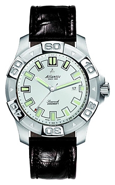 Atlantic 87370.41.21 - мужские наручные часы из коллекции Searock Atlantic 87370.41.21 - мужские наручные часы из коллекции SearockAtlantic<br><br><br>Бренд: Atlantic<br>Модель: Atlantic 87370.41.21<br>Артикул: 87370.41.21<br>Вариант артикула: None<br>Коллекция: Searock<br>Подколлекция: None<br>Страна: Швейцария<br>Пол: мужские<br>Тип механизма: кварцевые<br>Механизм: ETA 955.112<br>Количество камней: None<br>Автоподзавод: None<br>Источник энергии: от батарейки<br>Срок службы элемента питания: None<br>Дисплей: стрелки<br>Цифры: отсутствуют<br>Водозащита: WR 200<br>Противоударные: None<br>Материал корпуса: нерж. сталь<br>Материал браслета: кожа<br>Материал безеля: None<br>Стекло: сапфировое<br>Антибликовое покрытие: None<br>Цвет корпуса: None<br>Цвет браслета: None<br>Цвет циферблата: None<br>Цвет безеля: None<br>Размеры: 44 мм<br>Диаметр: None<br>Диаметр корпуса: None<br>Толщина: None<br>Ширина ремешка: None<br>Вес: None<br>Спорт-функции: None<br>Подсветка: стрелок<br>Вставка: None<br>Отображение даты: число<br>Хронограф: None<br>Таймер: None<br>Термометр: None<br>Хронометр: None<br>GPS: None<br>Радиосинхронизация: None<br>Барометр: None<br>Скелетон: None<br>Дополнительная информация: None<br>Дополнительные функции: None