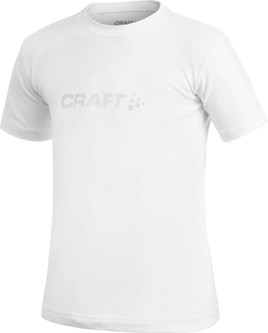 Футболка Craft Light Logo для юниоров белая