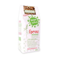 Гречка зелёная 2х500г (Россия)