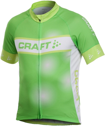 Велофутболка Craft Active Bike Logo мужская зеленая